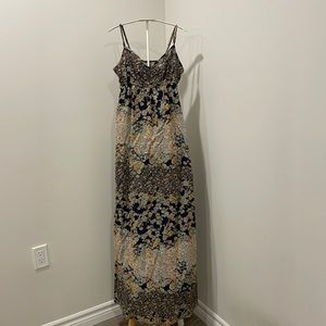 Maxi Dress H&M Size 8. Empire waist. Floor length, fabric (most likely cotton)
